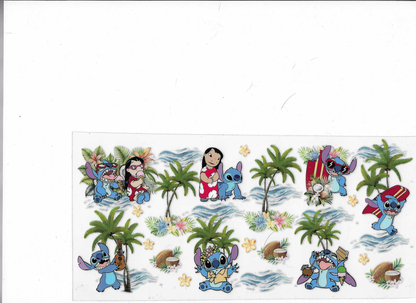 Palm Tree Lilo & Stitch