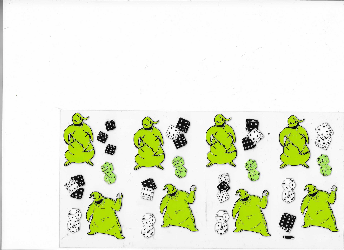 Green Oogie Boogie With Dice