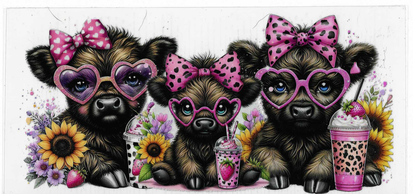 Cow With Pink Glasses