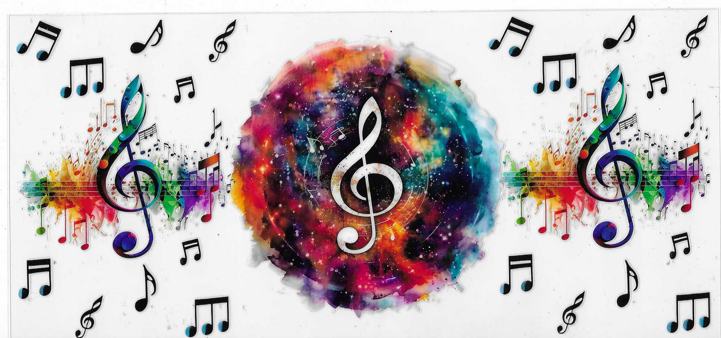 Rainbow Music Notes