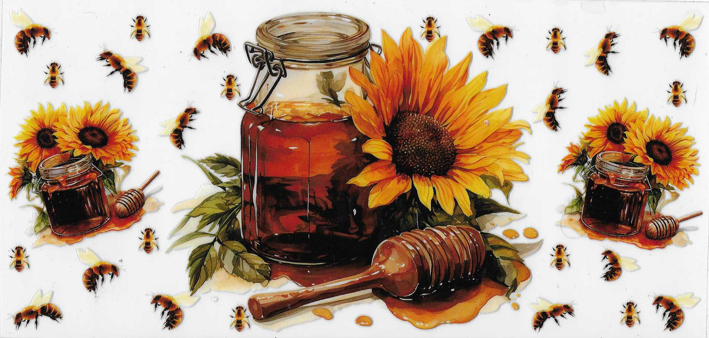 Bees & Honey & Sunflower