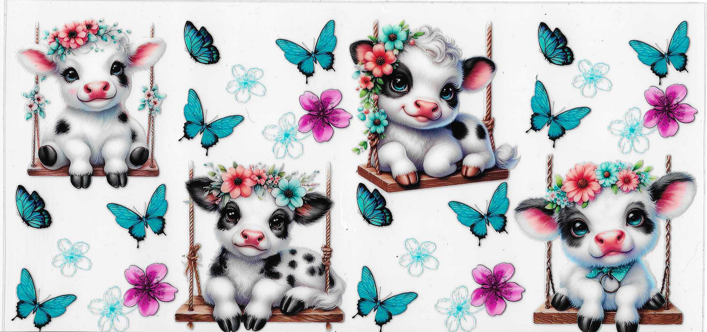 Cows On Swing