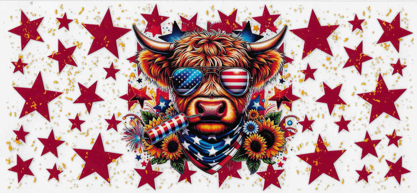 4th Of July Cow