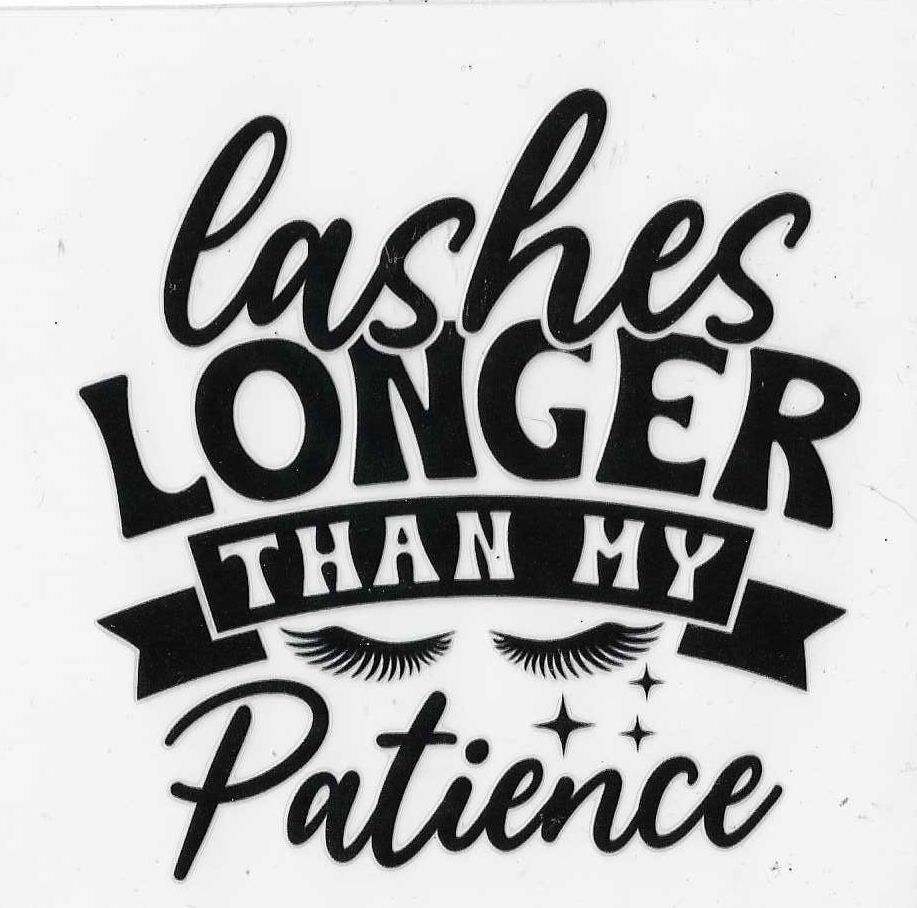 Lashes Longer Than My Patience