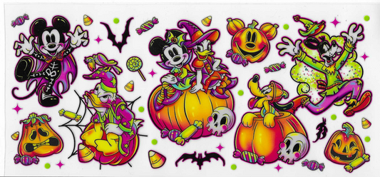 Pumpkin Mickey & Friends