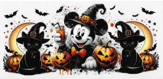 Halloween Mickey With Witch Hat