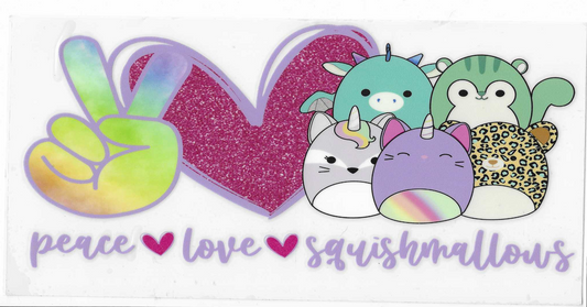 Peace, love, and Squishmallows