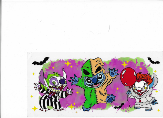 Oogie Boogie Horror Friends Stitch