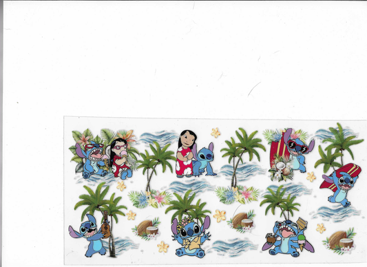 Palm Tree Lilo & Stitch