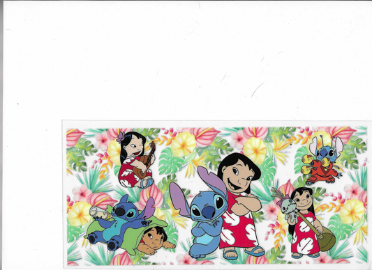 Aloha Stitch With Flowers