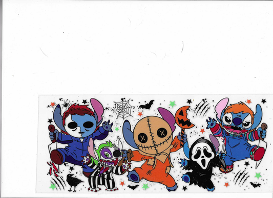Beetlejuice & Horror Friends Stitch