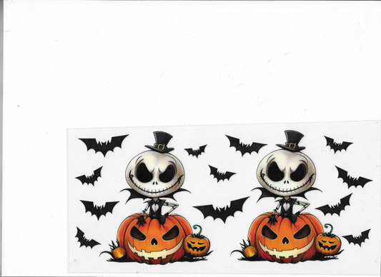 Jack With Bats & Pumpkin