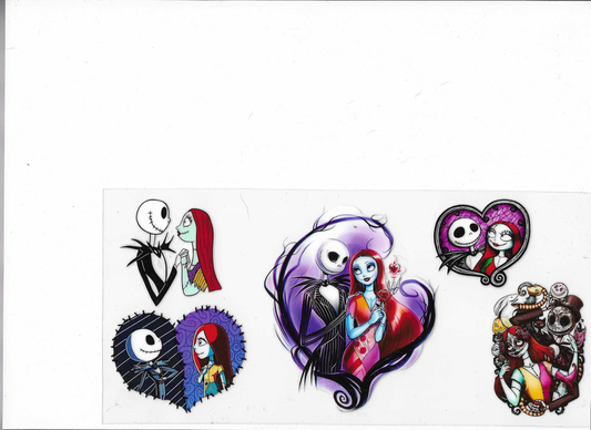Purple Hearted Jack & Sally