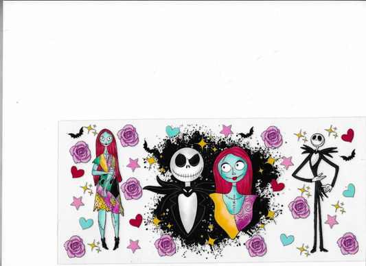Jack & Sally With Flowers