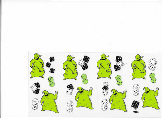 Green Oogie Boogie With Dice