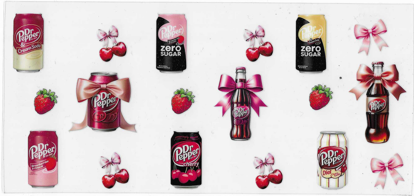 Dr Pepper Cherry / Strawberry Bows