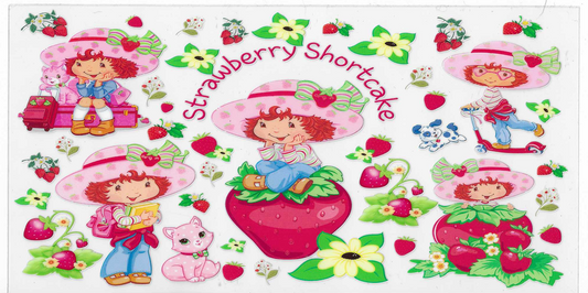 Strawberry Shortcake Sitting On A strawberry