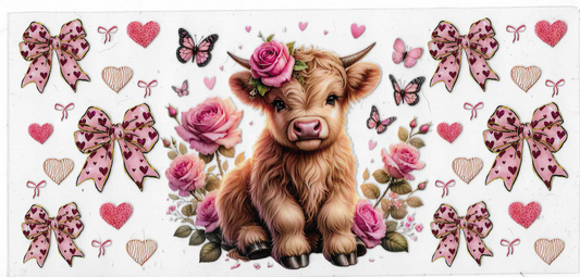 Cow With Roses & Bows
