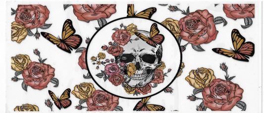 Skull With Roses