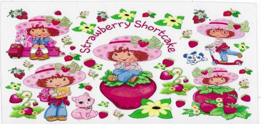 Strawberry Shortcake With Flowers