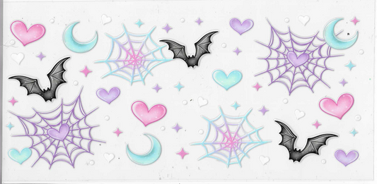 Neon Bats With Webs