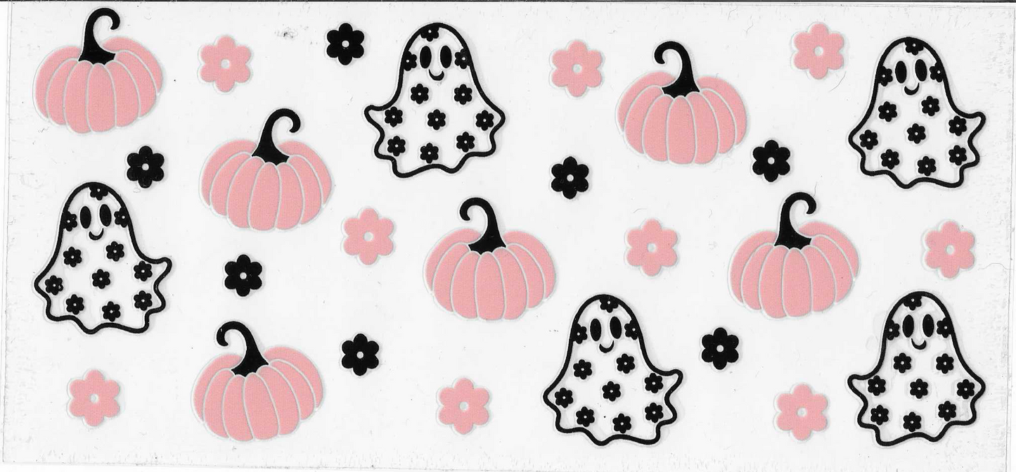 Ghosts & Pink Pumpkins