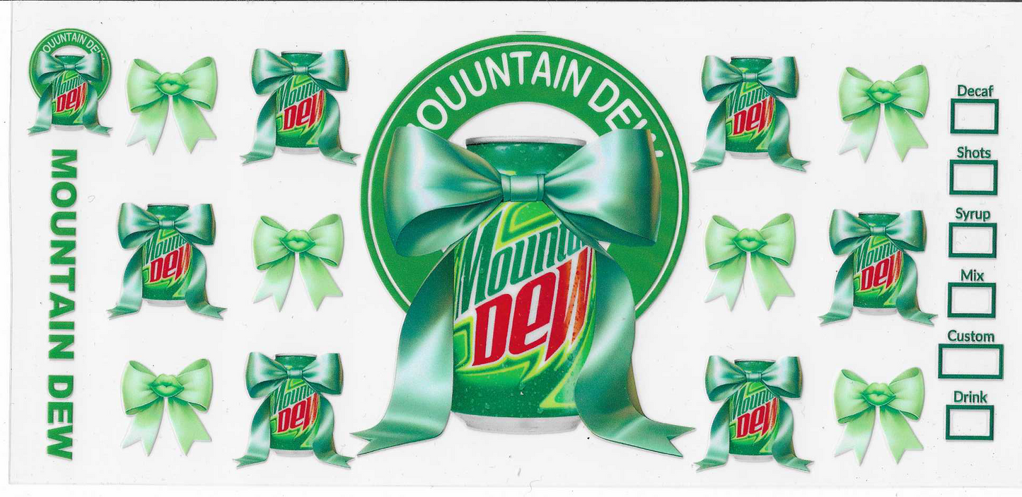 Mountain Dew With Bows