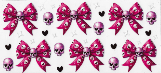 Red Bows With Skulls