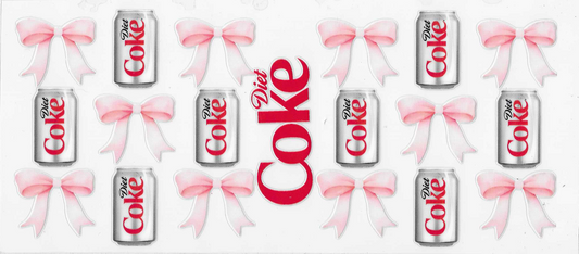 Diet Coke With Pink Bows