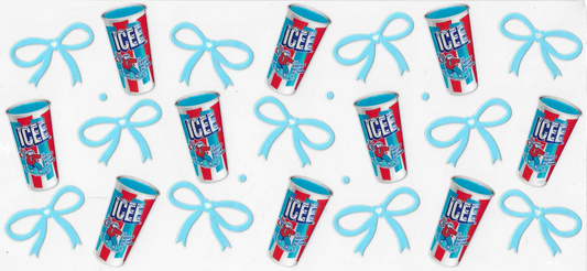 Icee With Blue Bows