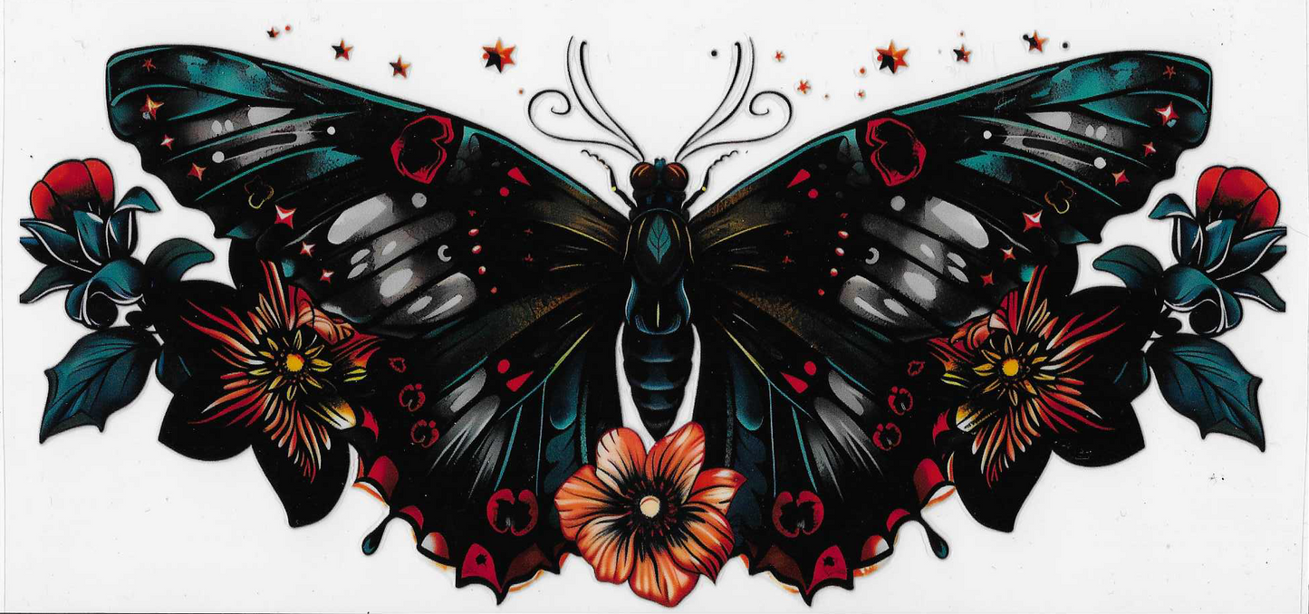 Black & Teal Butterfly