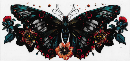 Black & Teal Butterfly