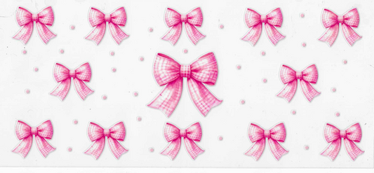 Pink Checkered Bows