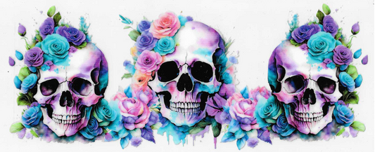 Skull With Flowers