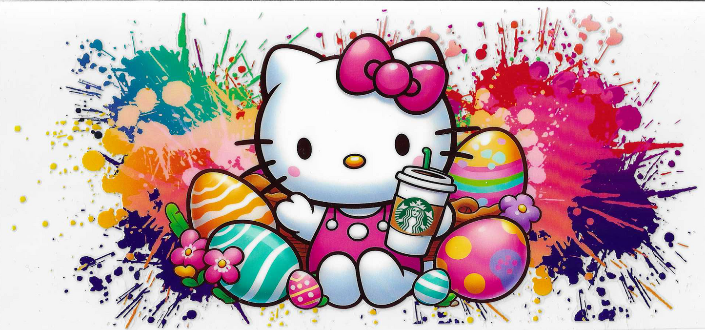 Easter Hello Kitty With Starbucks