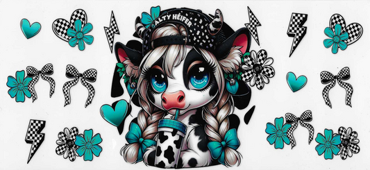 Salty Heifer With Lightning Bolts