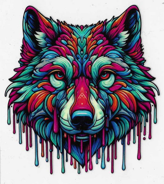 Colorful Wolf