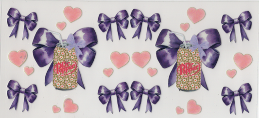 Dr Pepper With Purple Bows