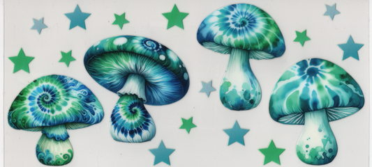 Tye Dye Mushrooms