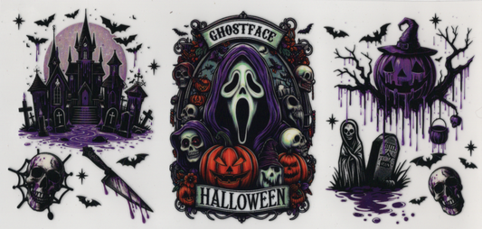 Ghostface Purple Halloween